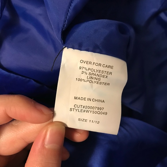 Windsor dress with pockets royal blue size 11/12 - Picture 3 of 3